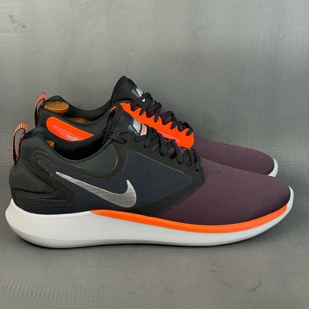 Nike LunarSolo 'Black Port Wine' athletic sneaker shoes men’s size 14